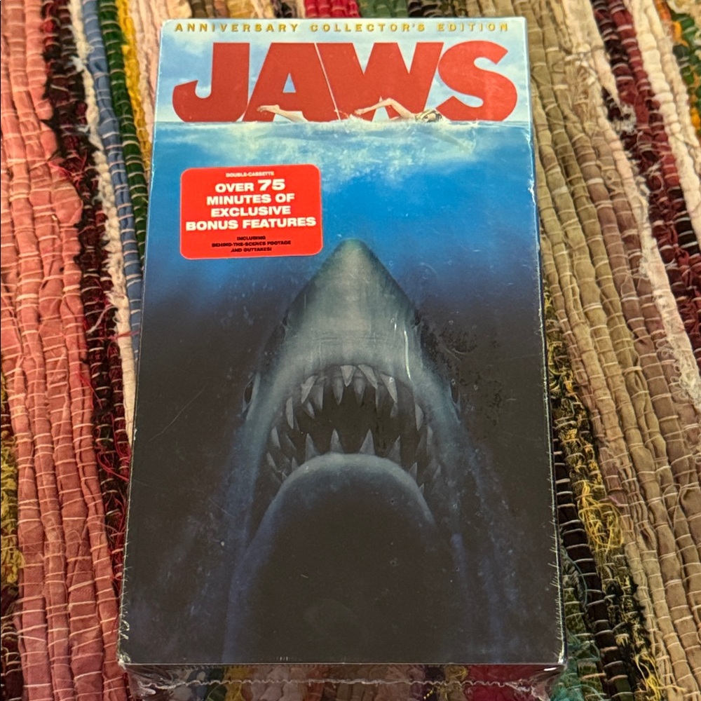 Jaws Anniversary Collector's Edition VHS 📼 original factory sealed